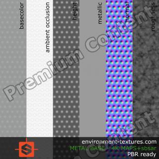 PBR Substance Material of Metal Base